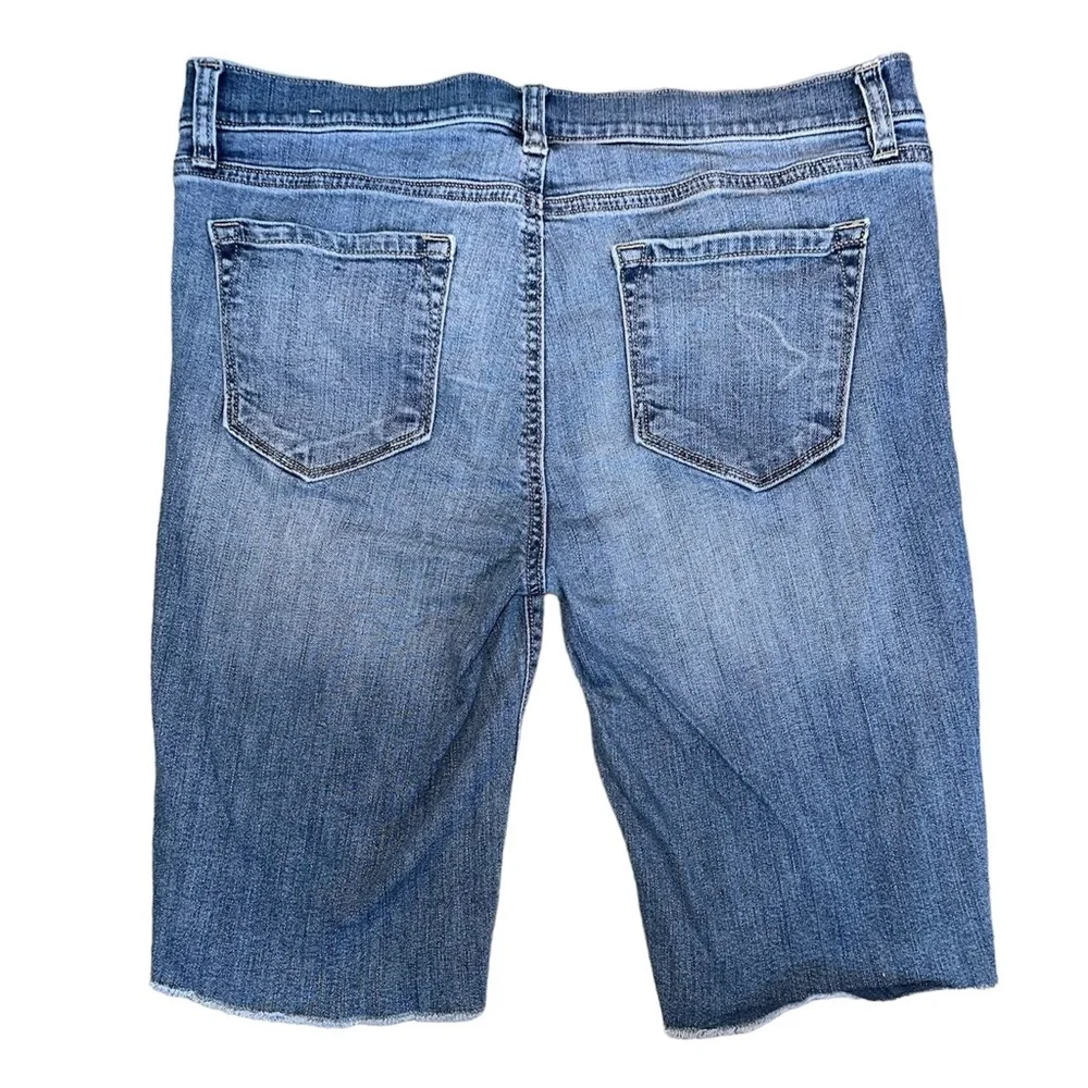 LOFT by Ann Taylor Denim Bicycle Shorts Size 10